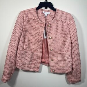 Liz Claiborne Women’s Pink Blazer Size 2P Button Front